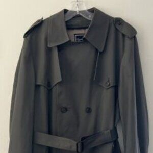 Christian Dior Monsieur Brown Men’s Trench Coat Raincoat SZ 42L